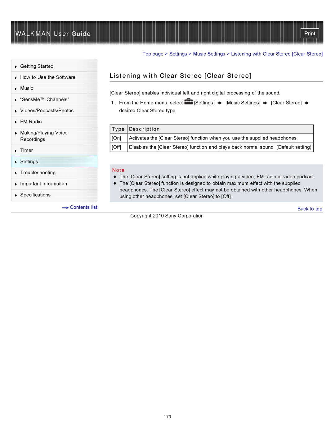 Sony NWZ-E454, NWZ-E455, NWZ-E453 specifications 179 