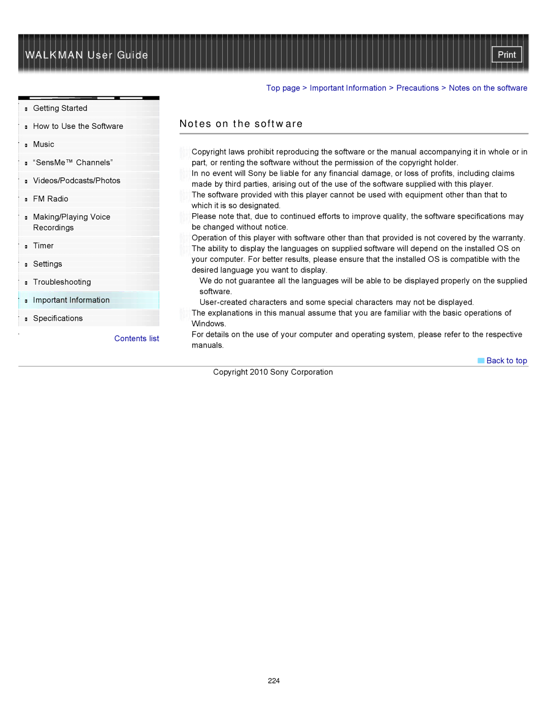 Sony NWZ-E454, NWZ-E455, NWZ-E453 specifications Manuals 