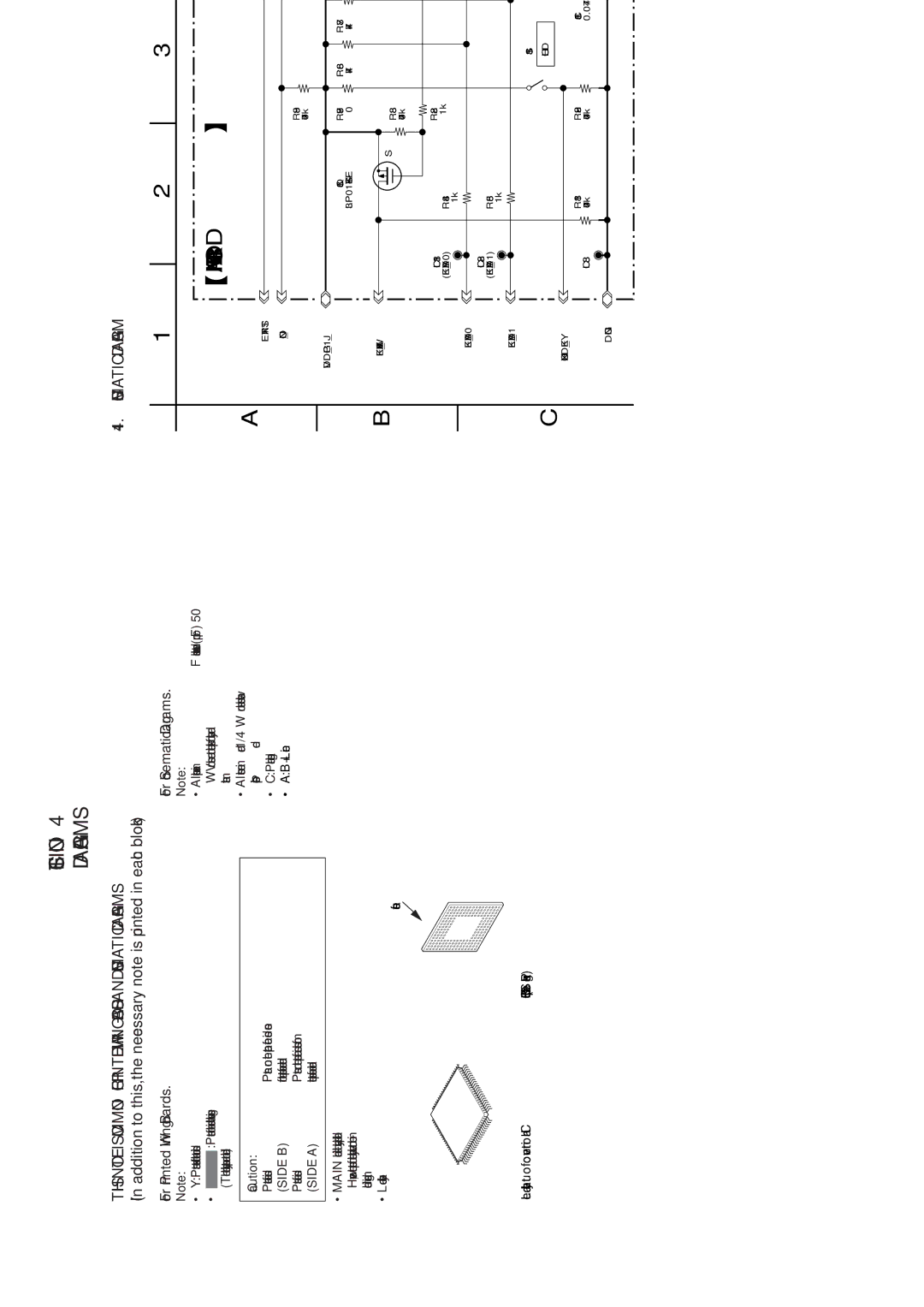 Sony NWZ-X1051 service manual Section Diagrams, For Printed Wiring Boards, For Schematic Diagrams 