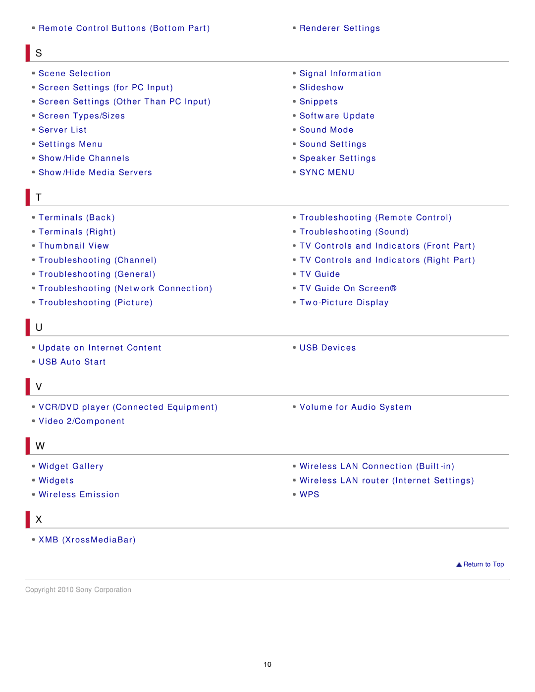 Sony NX80X manual Wps 