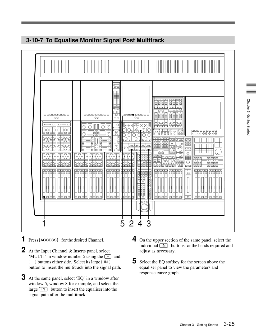 Sony OXF-R3 operation manual To Equalise Monitor Signal Post Multitrack 