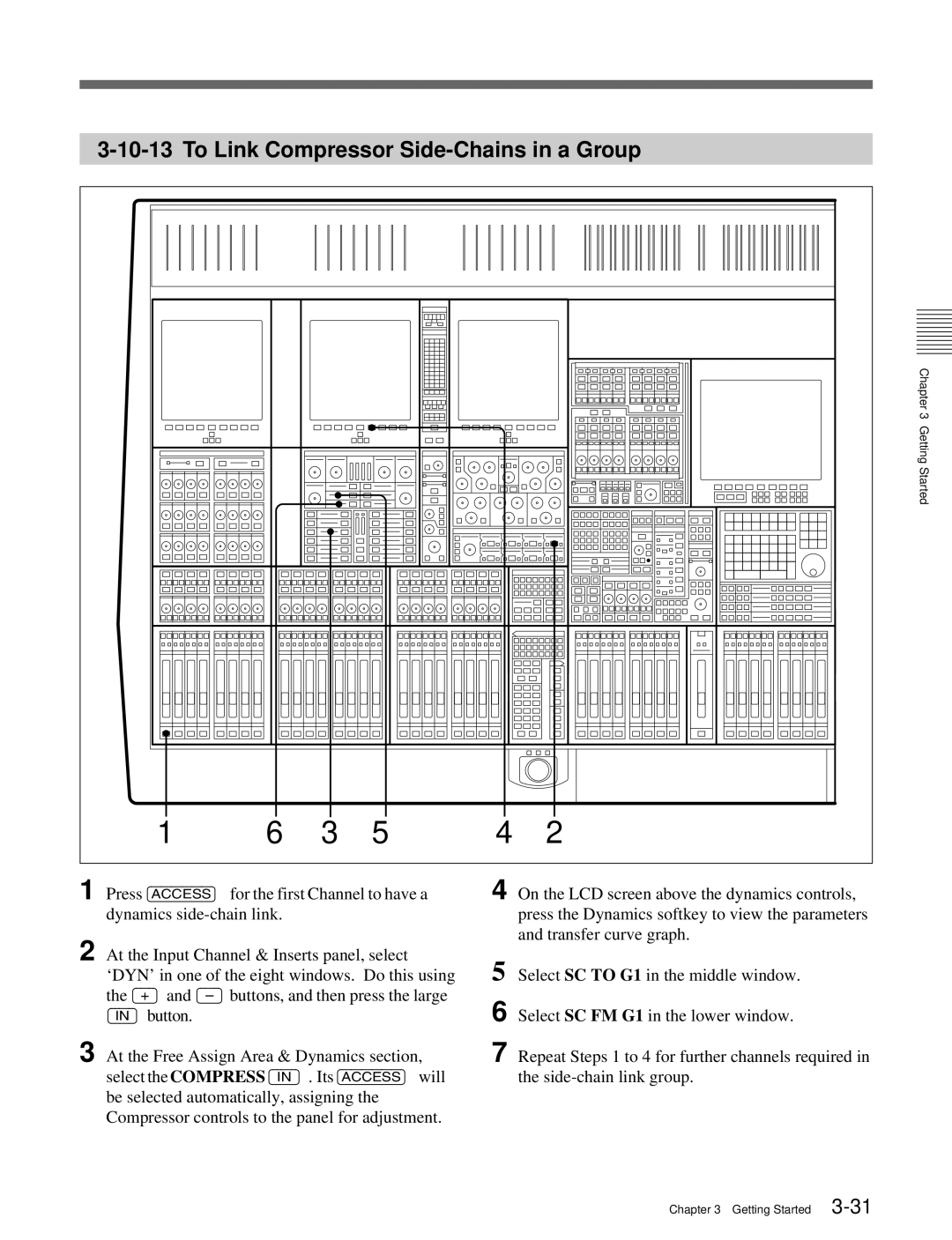 Sony OXF-R3 operation manual To Link Compressor Side-Chains in a Group 