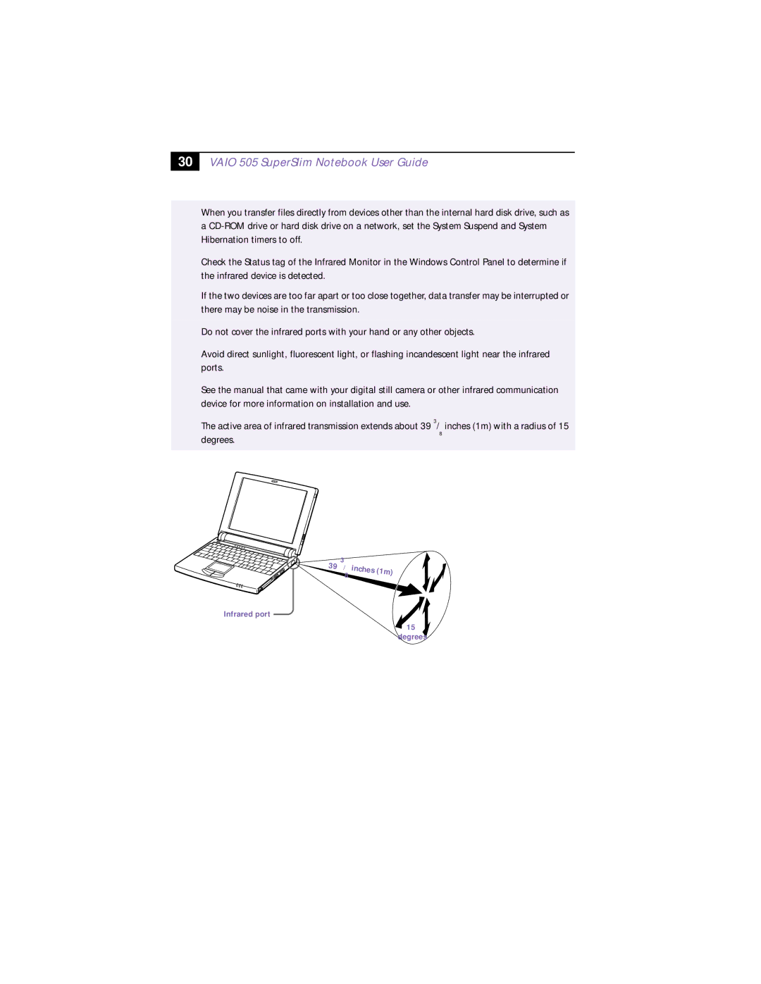 Sony PCG-505TS, PCG-505TX manual Degrees 