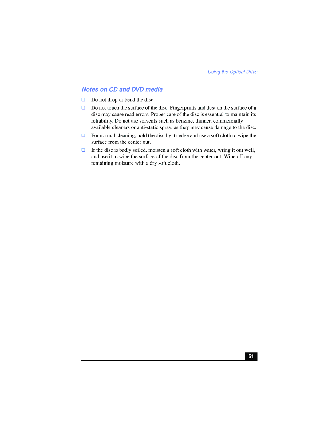 Sony PCG-FX215, PCG-FX210 manual Using the Optical Drive 