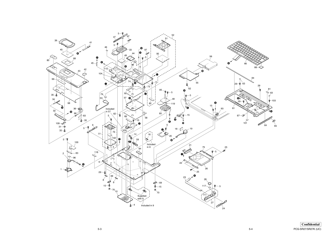 Sony PCG-SR27K service manual 57 K 