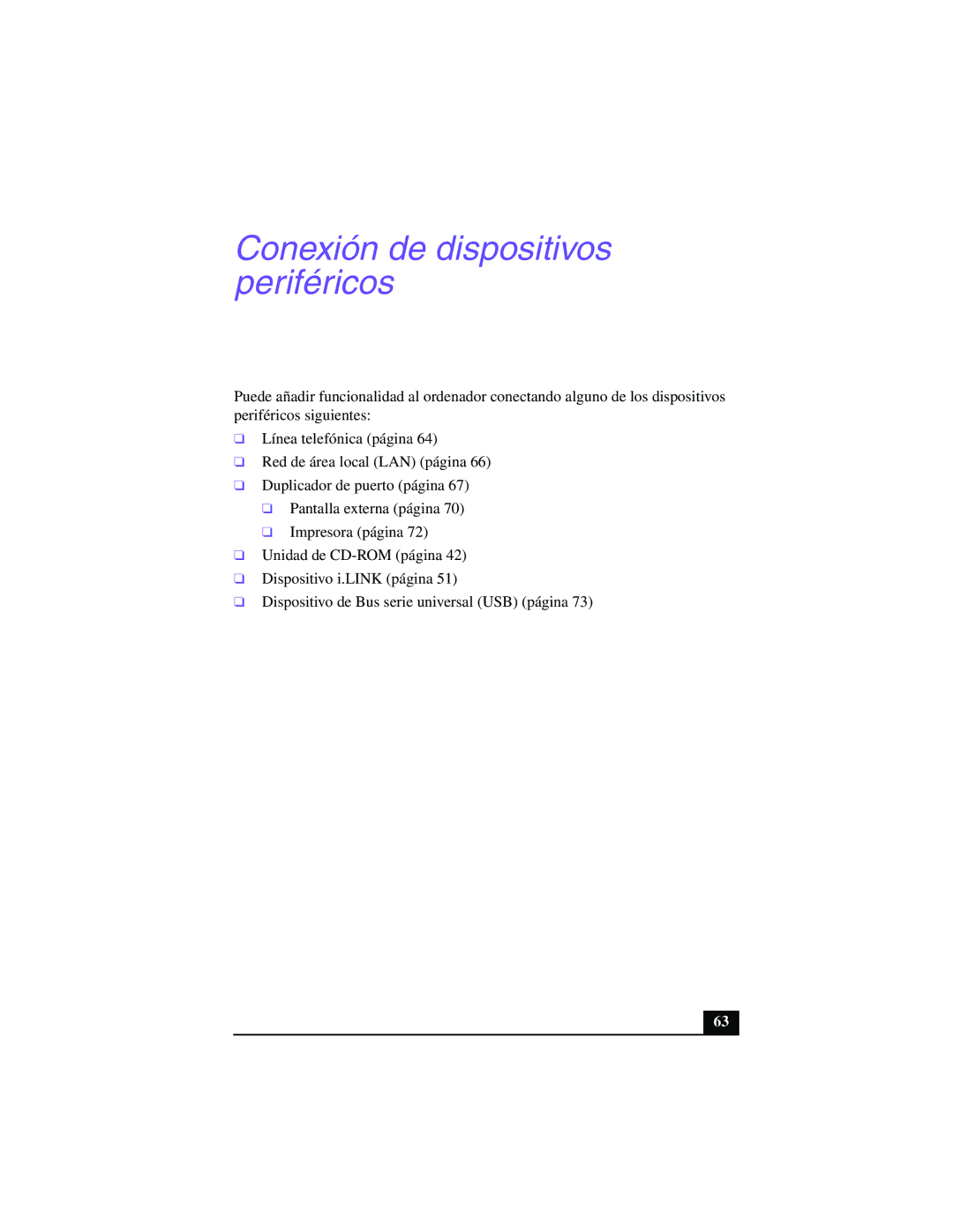 Sony PCG-Z505GE manual Conexión de dispositivos periféricos 