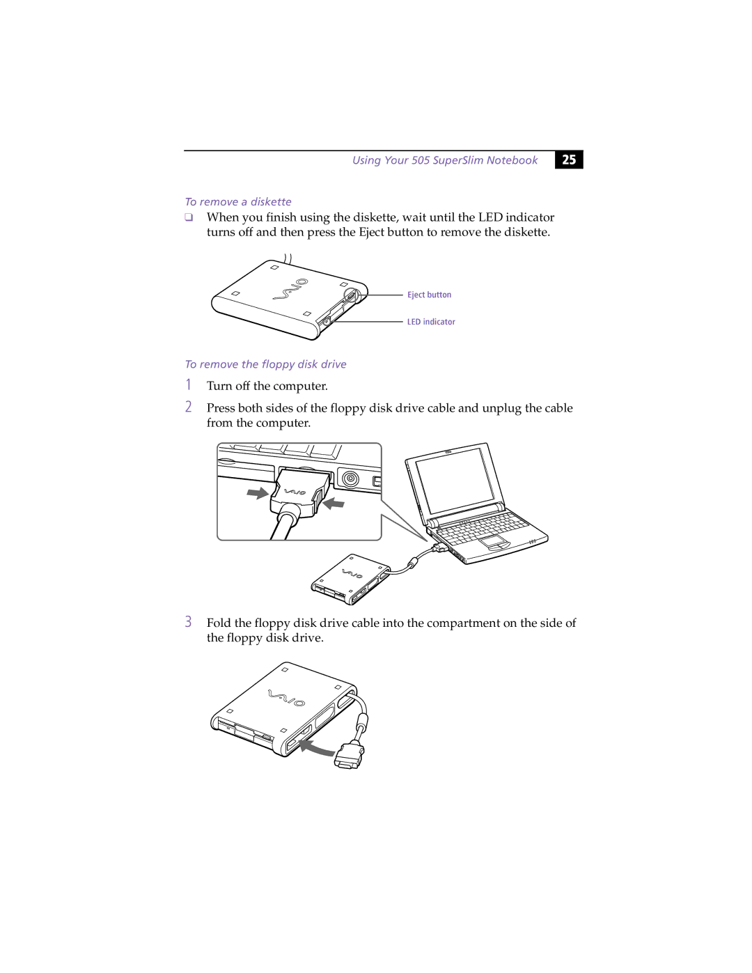 Sony PCG505FX manual UsingYour505SuperSlimNotebook 