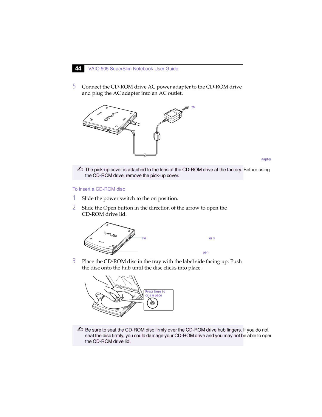 Sony PCG505FX manual ToACoutlet 