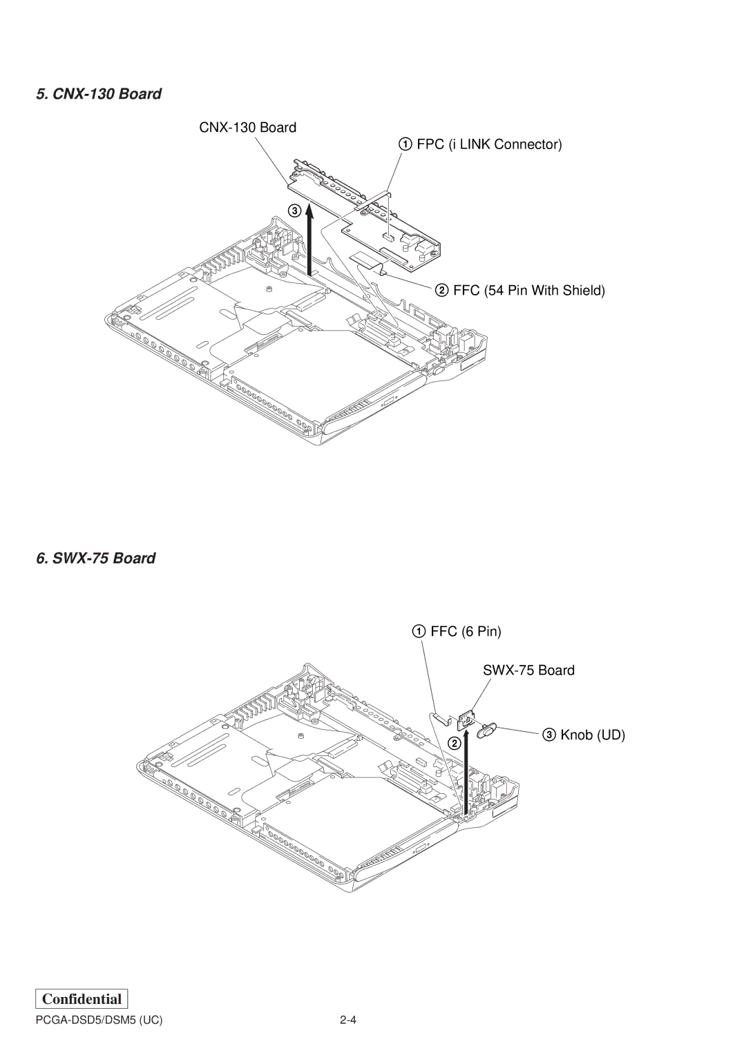 Sony PCGA-DSM5, PCGA-DSD5 service manual CNX-130 Board 