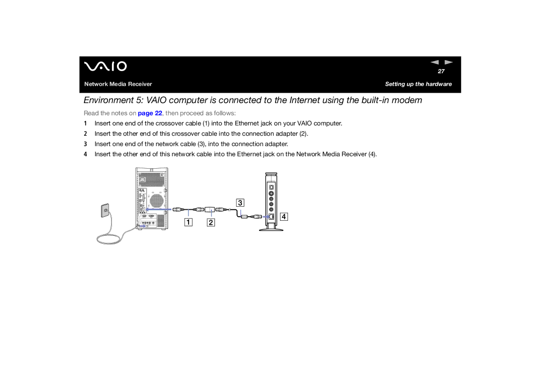 Sony PCNA-MR10A manual Read the notes on page 22, then proceed as follows 