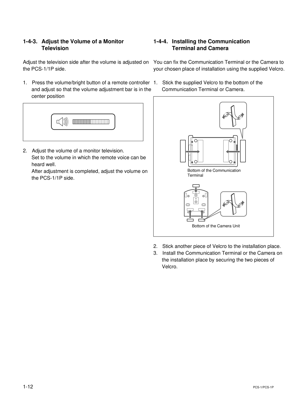 Sony manual PCS-1/PCS-1P 