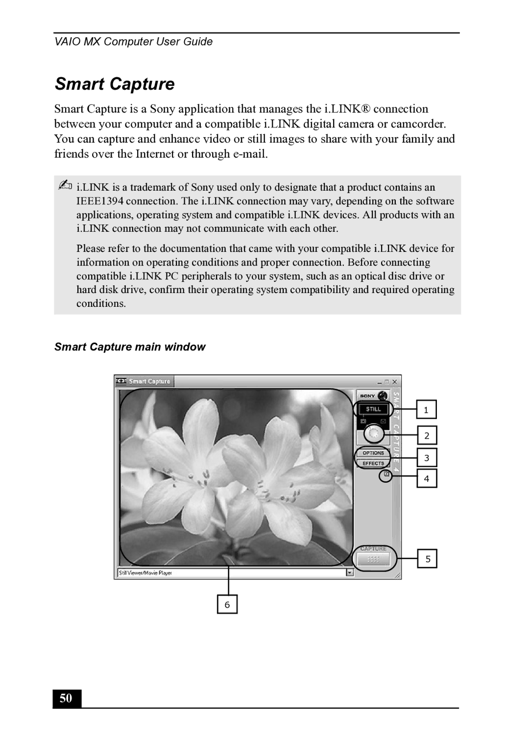 Sony PCV-MXS20 manual Smart Capture 