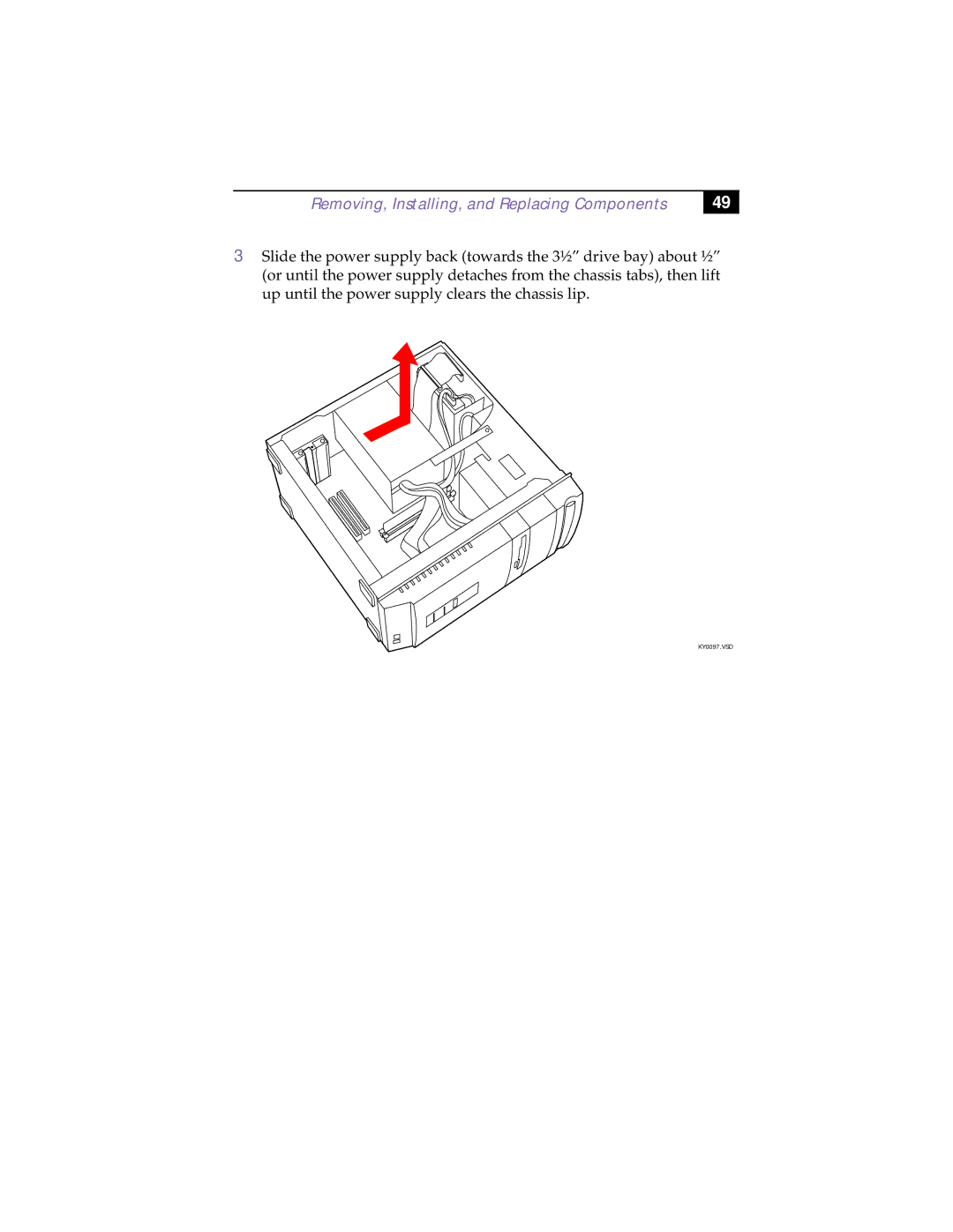 Sony PCV-R532DS manual KY0097.VSD 