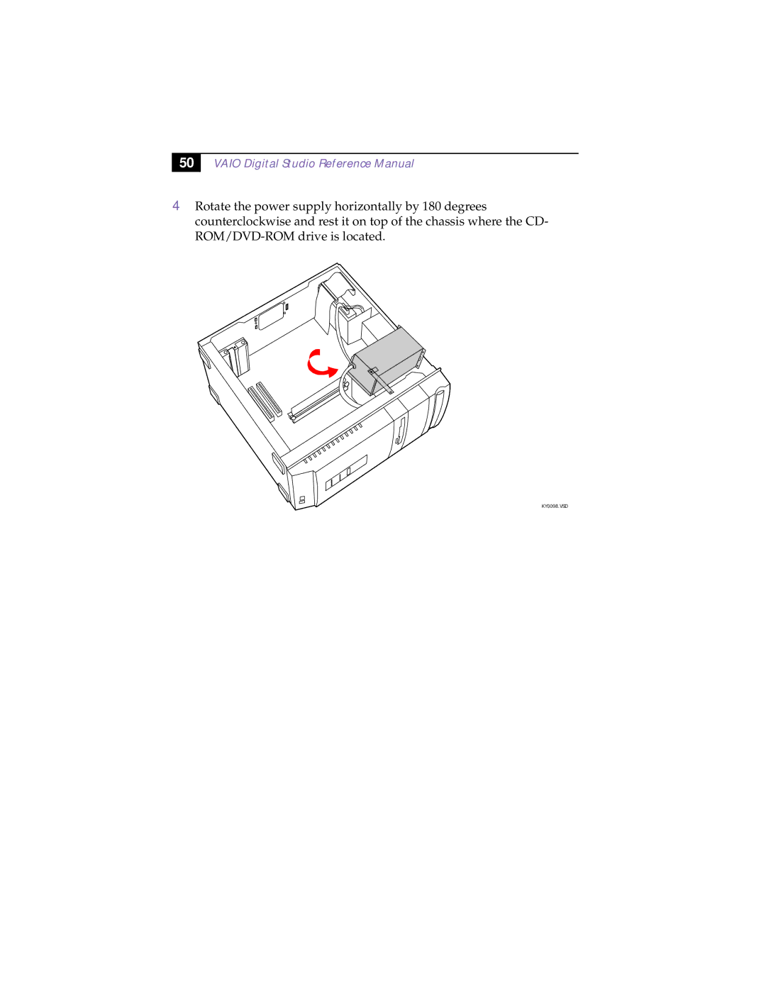 Sony PCV-R532DS manual KY0098.VSD 