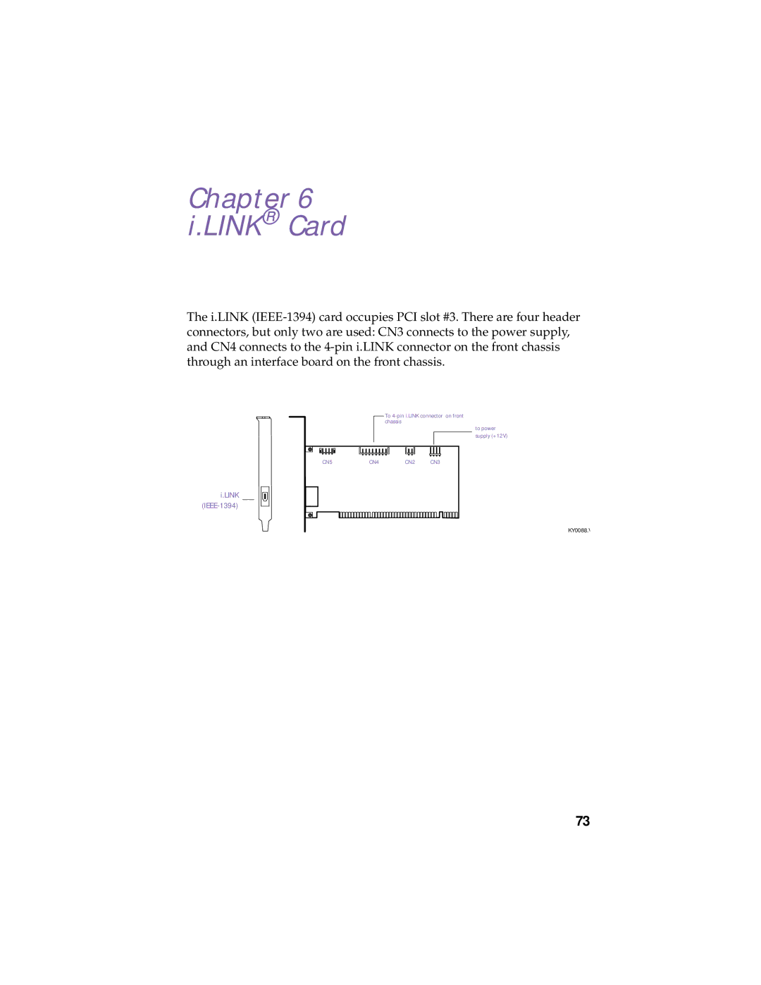 Sony PCV-R532DS manual Link Card 