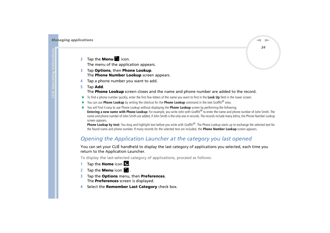 Sony PEG-N770C/E manual Tap Options , then Phone Lookup, Phone Number Lookup screen appears 