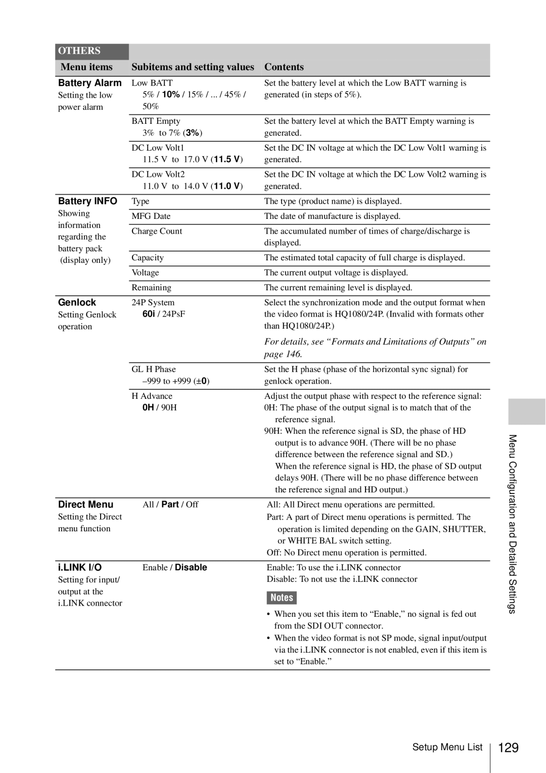 Sony PMW-EX3 manual 129 