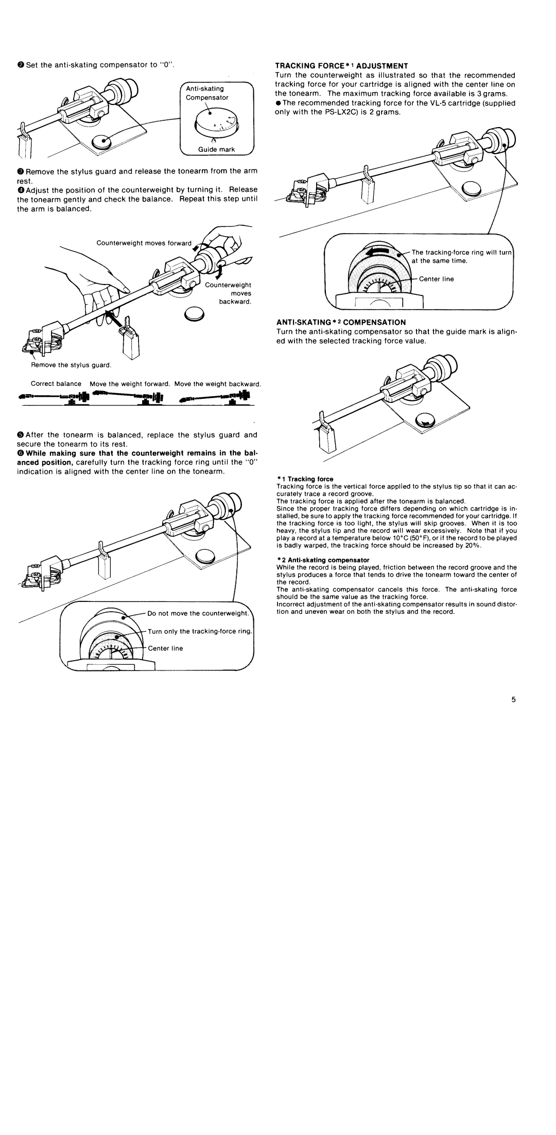 Sony PS-LX2C manual 