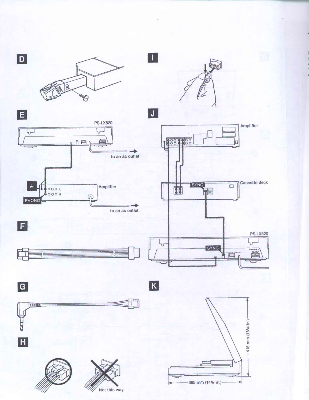 Sony PSLX520 manual 