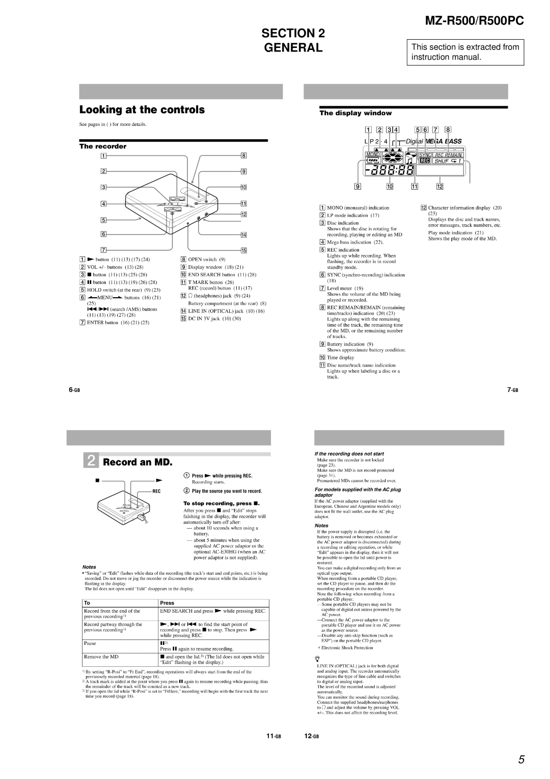 Sony R500PC service manual General 