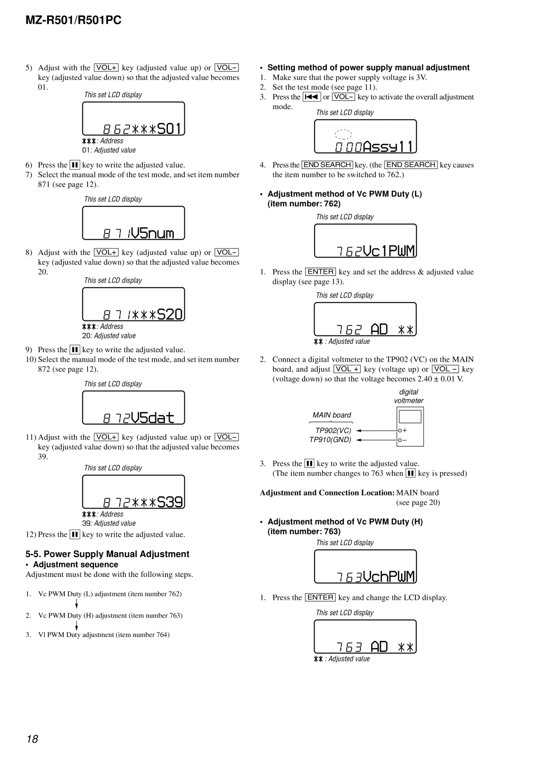 Sony R501PC service manual 62 S01, 71V5num, 71 S20, 72V5dat, 72 S39, 00Assy11, 62Vc1PWM, 63VchPWM 