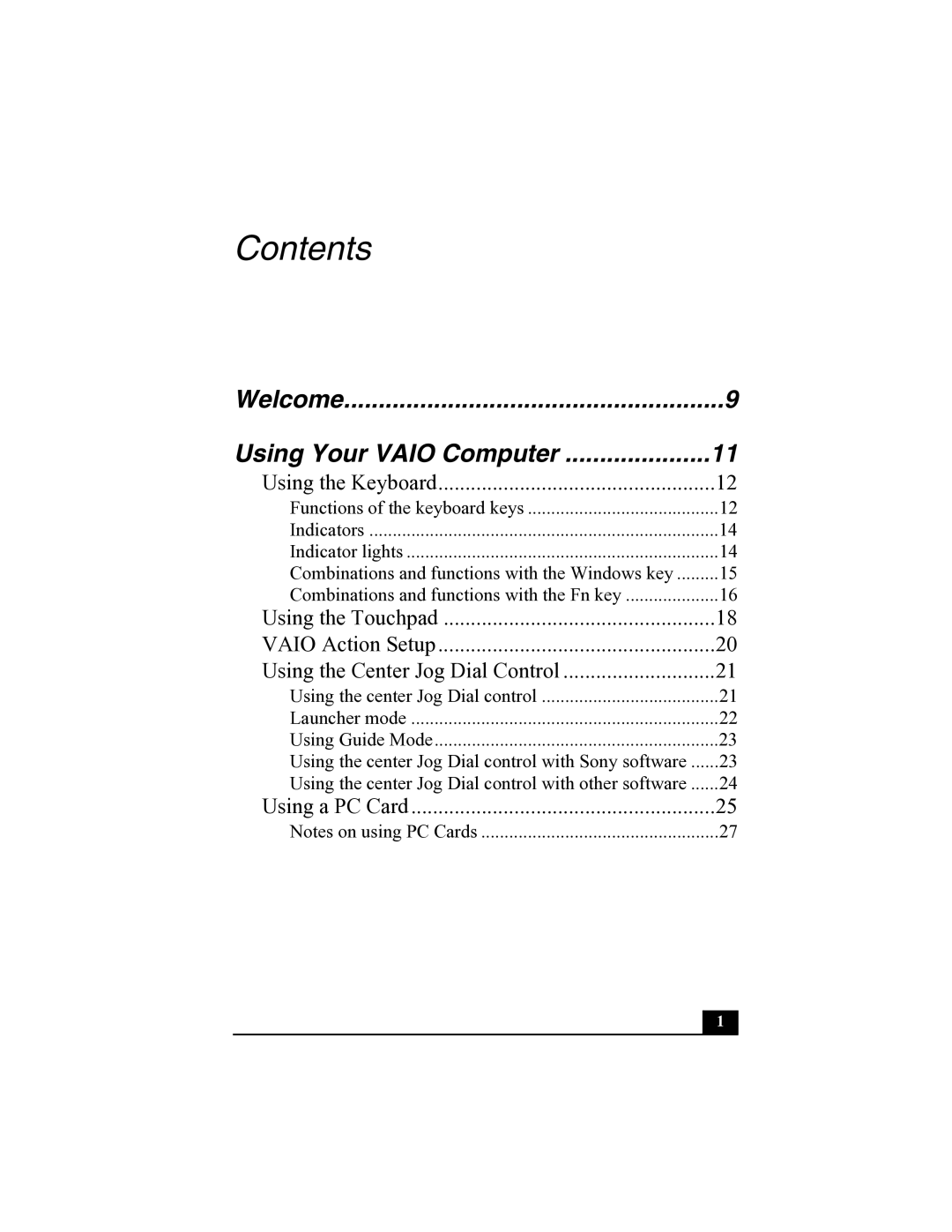 Sony R505 manual Contents 