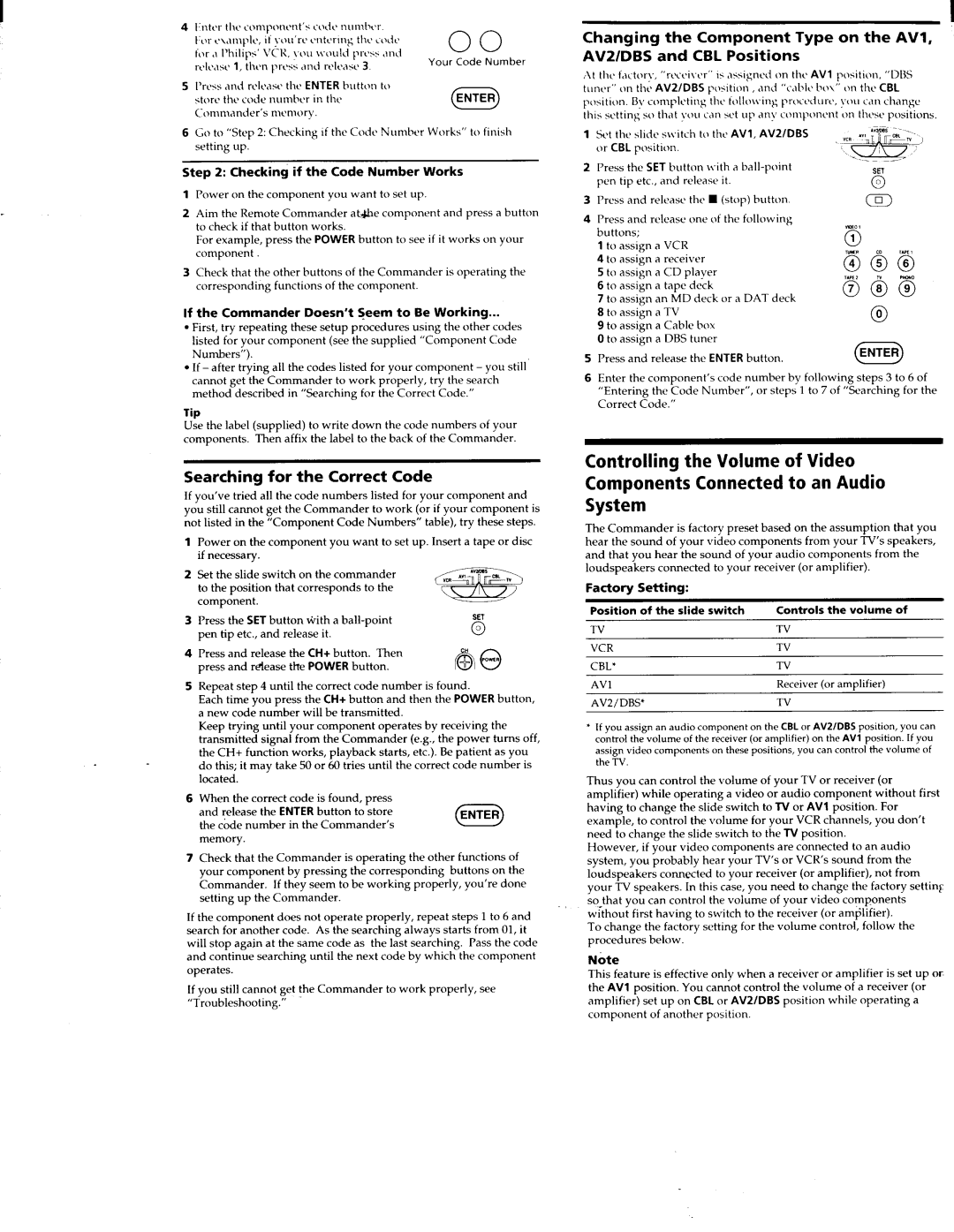 Sony RM-V40A manual 