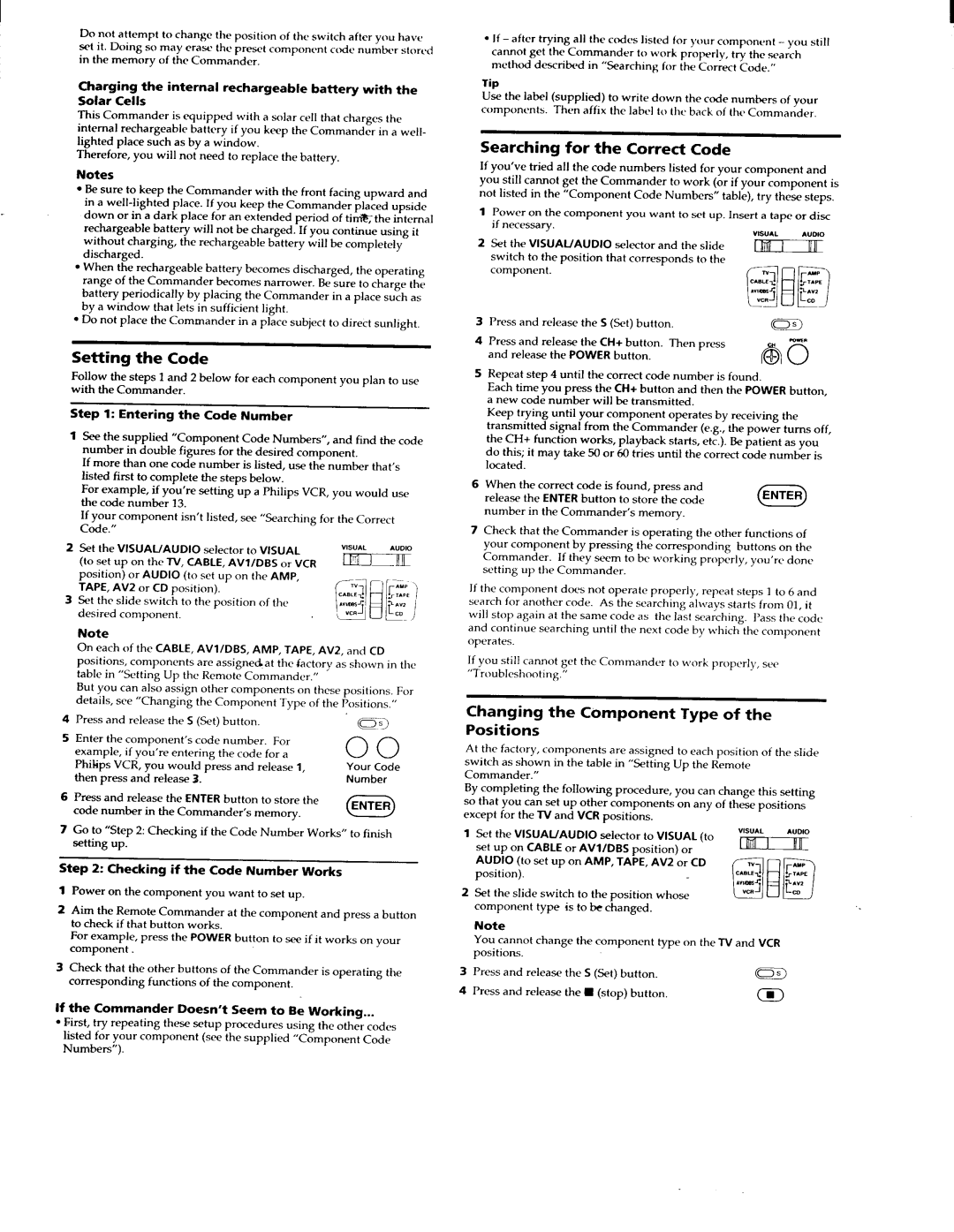 Sony RM-V701, RM-V801 manual 