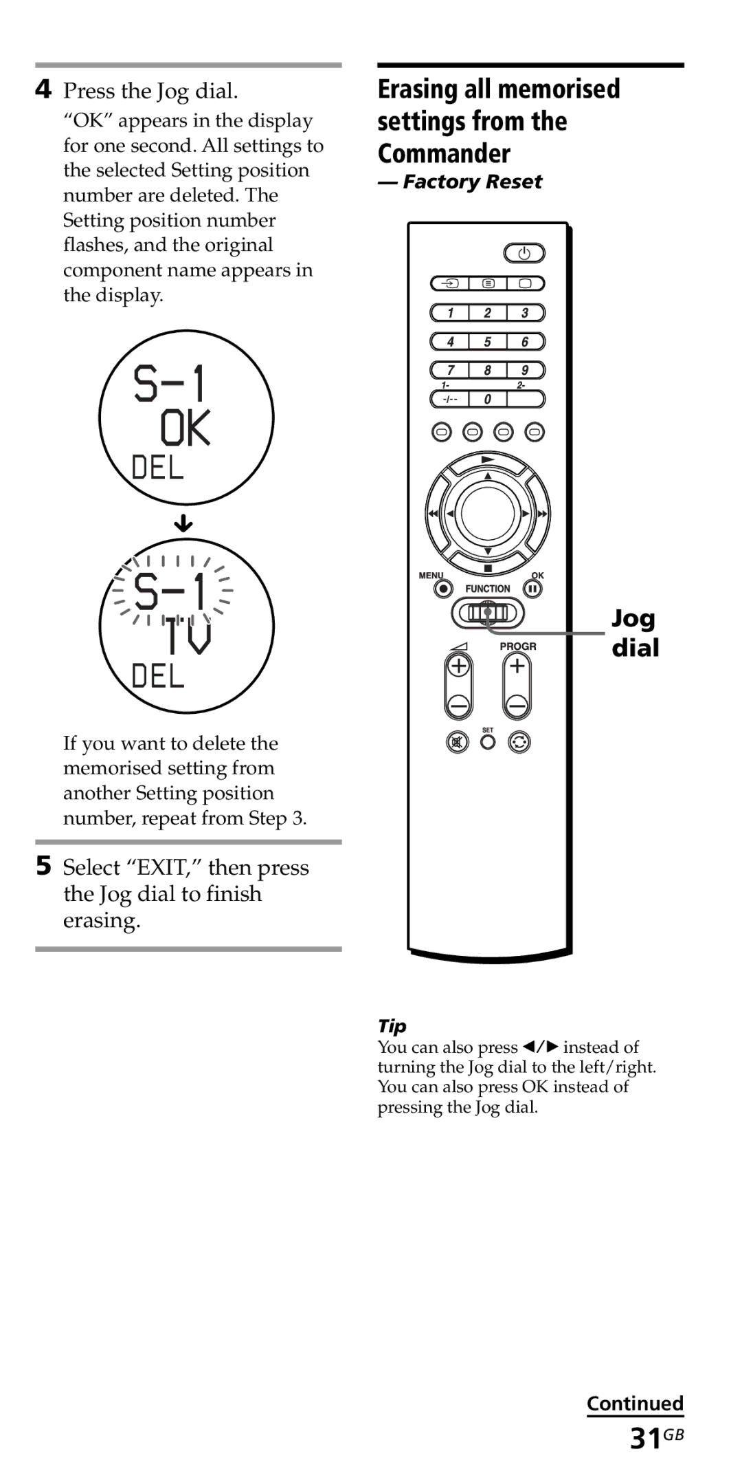 Sony RM-VZ950T operating instructions 31GB 