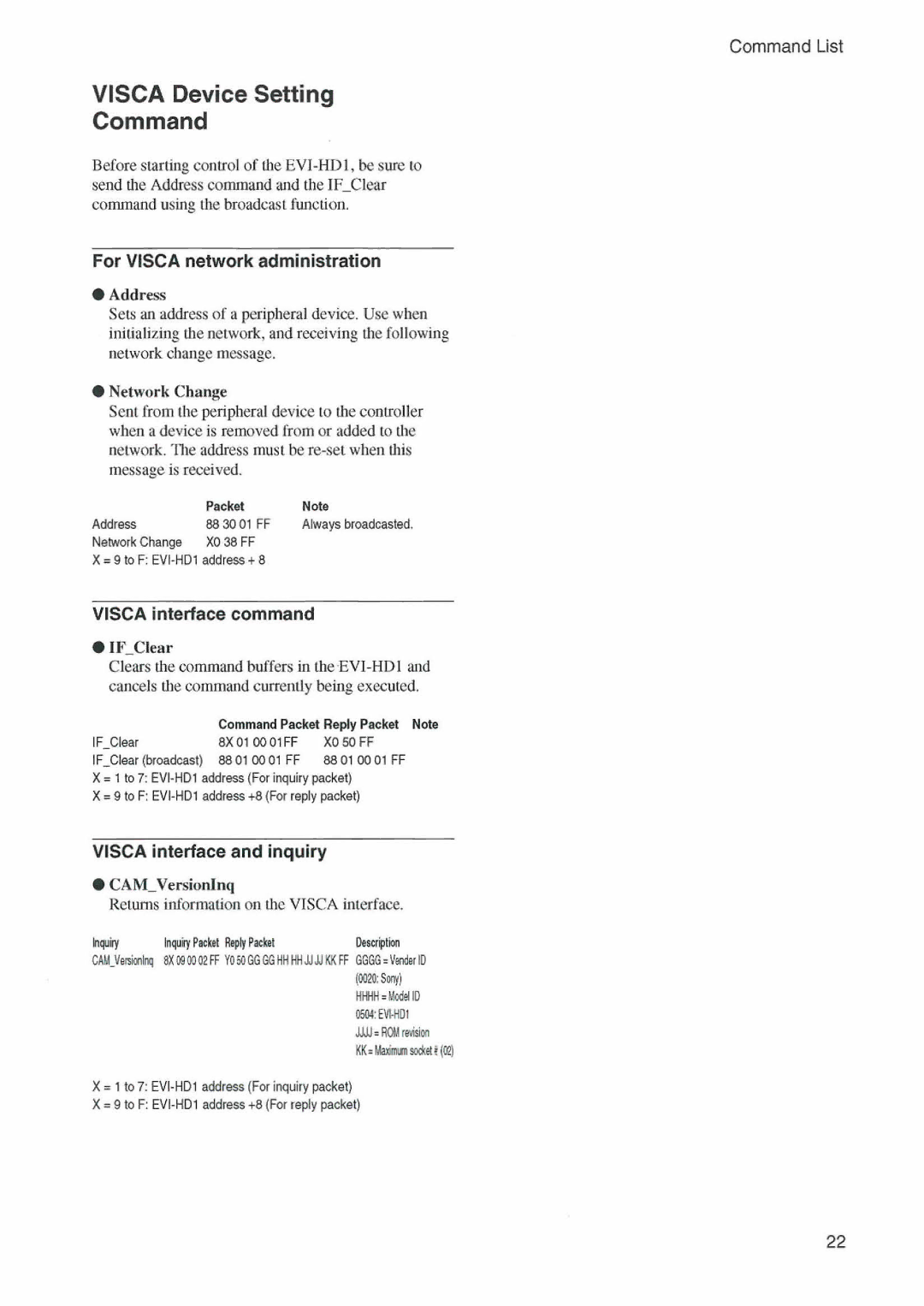 Sony RS-232C manual ∋ C a a 