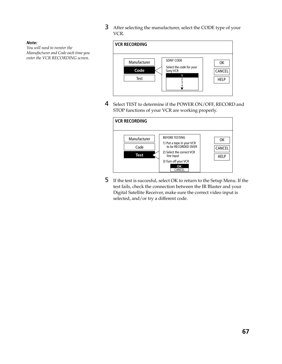 Sony SAT-A4, SAT-B3 operating instructions Code M l 