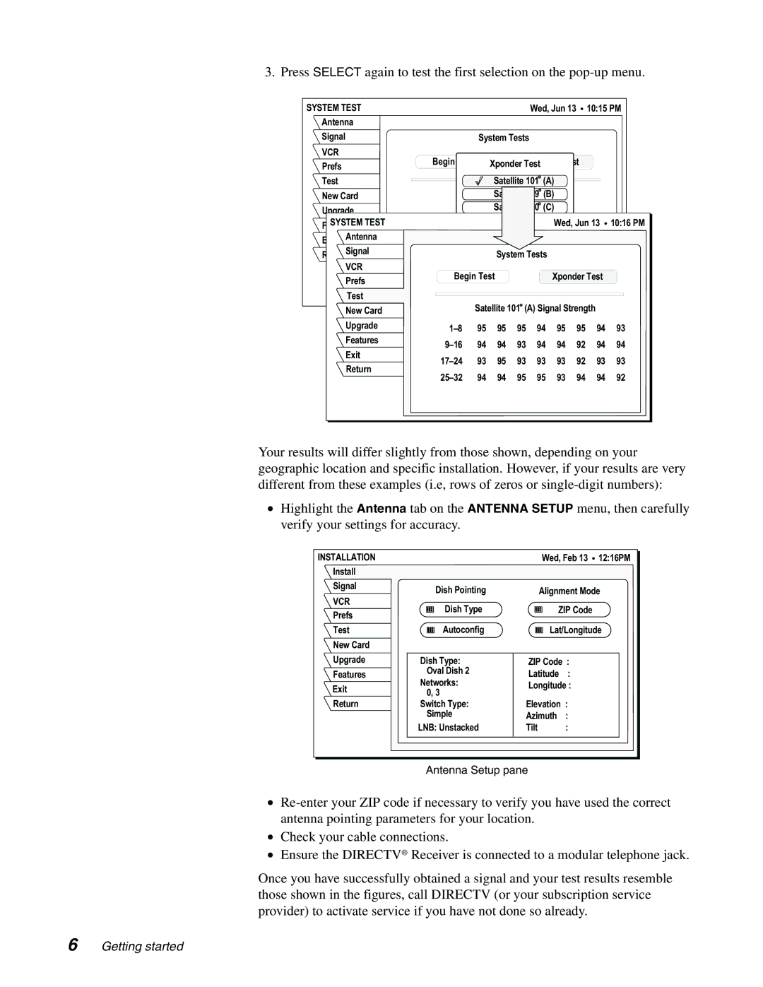 Sony SAT-B65A, SAT-A65A manual Installation 