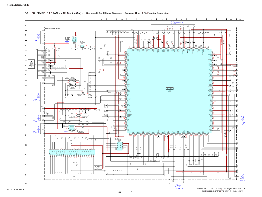 Sony SCD-XA5400ES, 2008H05-1 service manual IC1105 