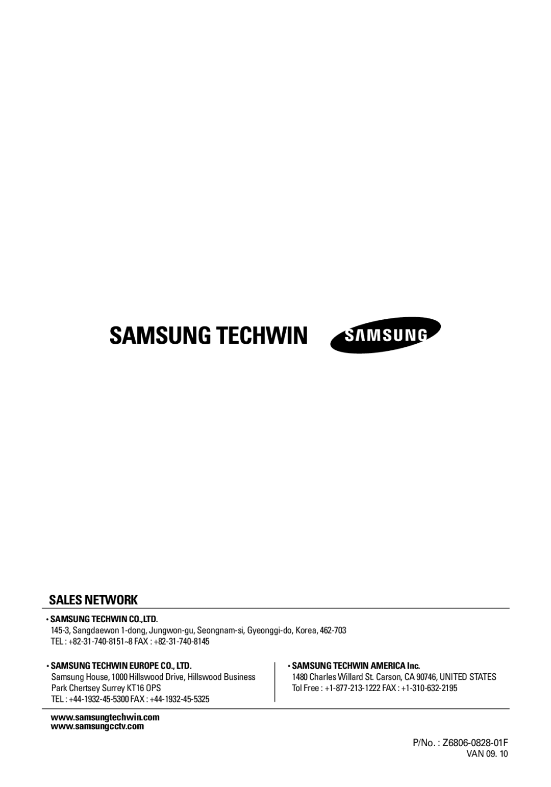 Sony SCH-735 manual Sales Network 