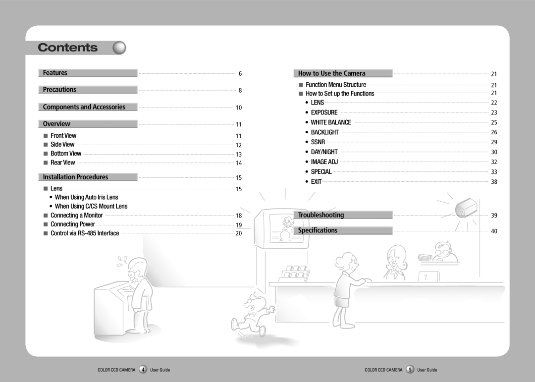 Sony SCH-735 manual Contents 