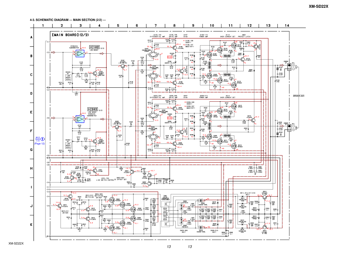 Sony SD22X service manual Schematic Diagram Main /2 