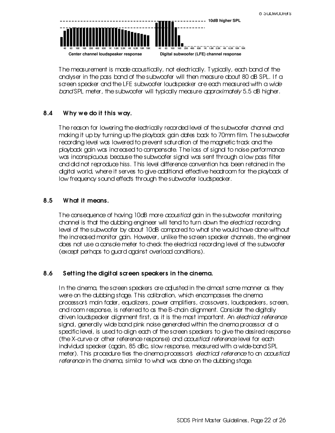 Sony SDDS Print Master manual Sdds Print Master Guidelines, Page 22 