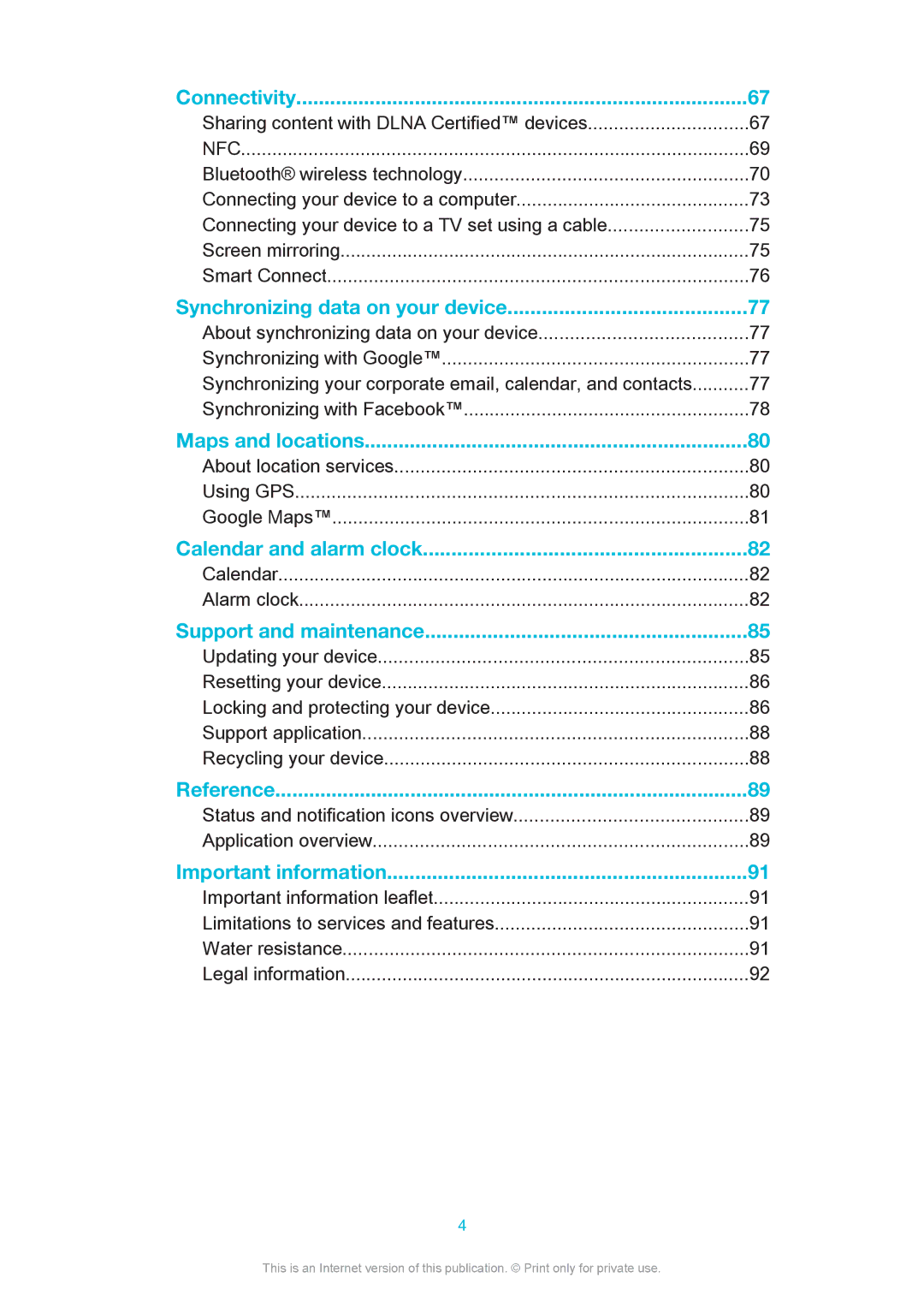 Sony SGP311, SGP312 manual Sharing content with Dlna Certified devices, About location services Using GPS Google Maps 