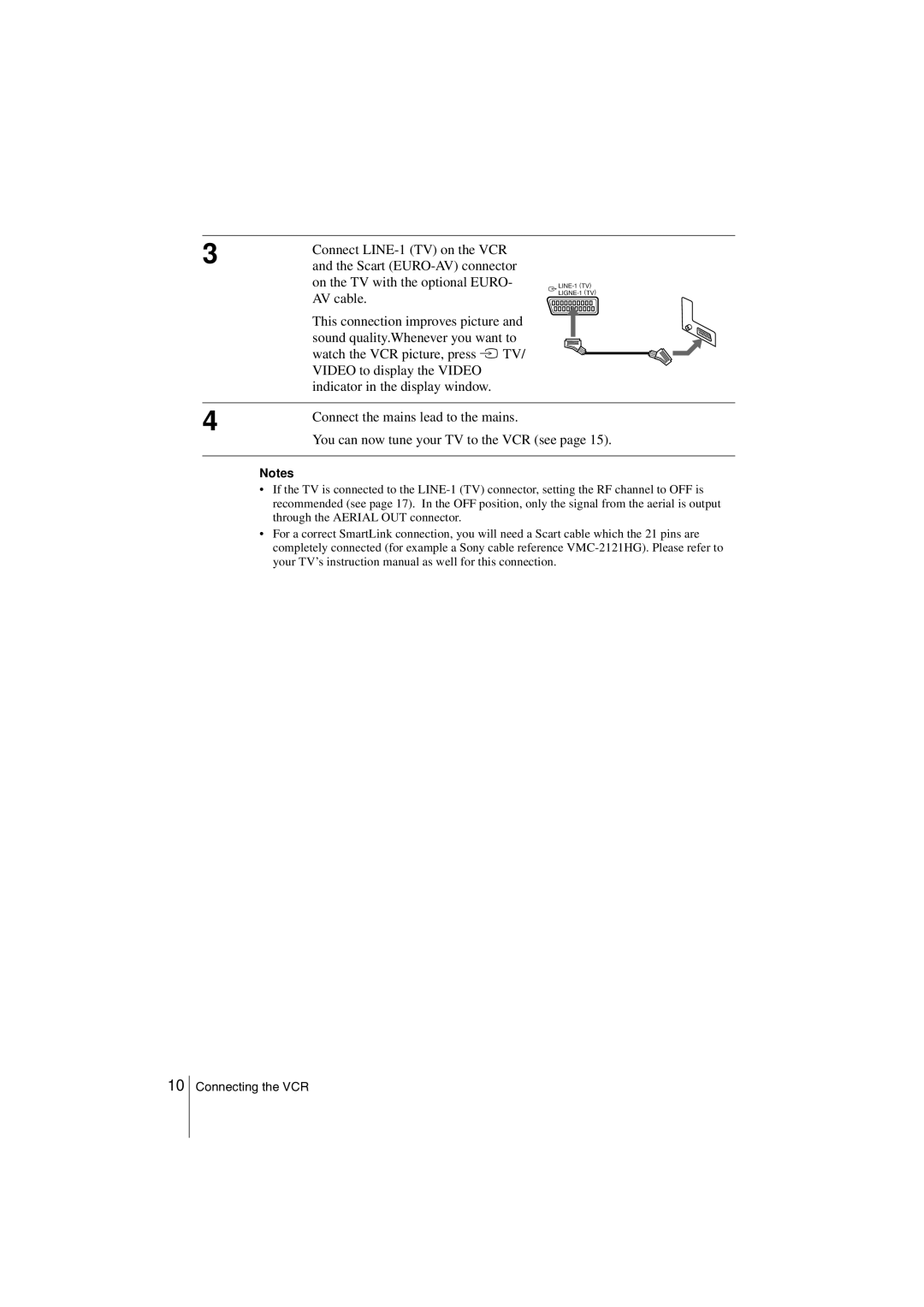 Sony SLV-SF900G manual LINE-1 TV LIGNE-1 TV 