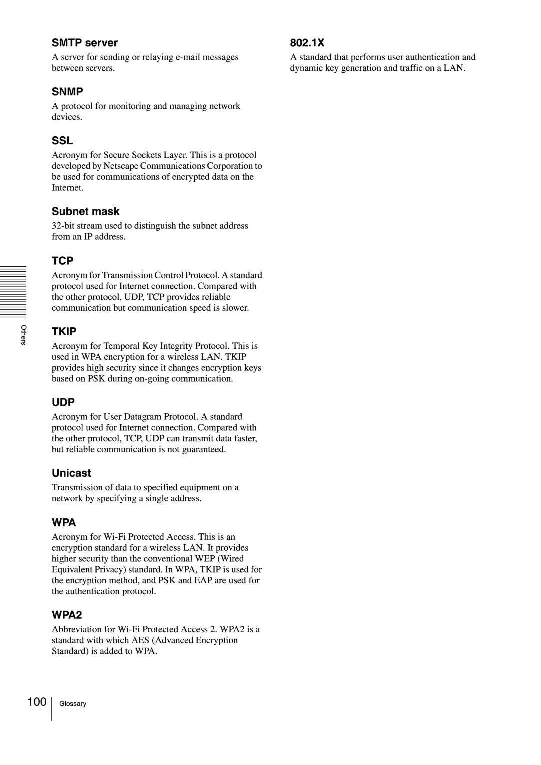Sony SNCEB520 manual 