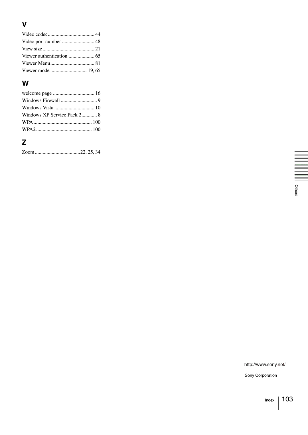 Sony SNCEB520 manual 