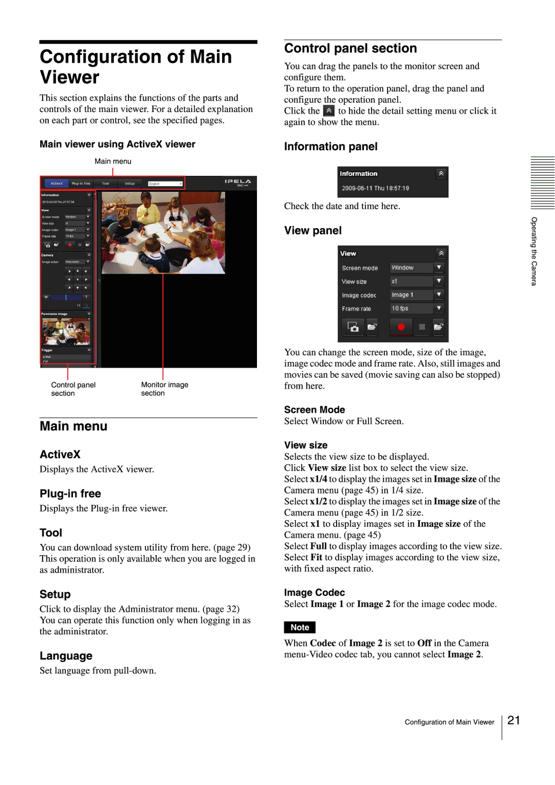 Sony SNCEB520 manual 