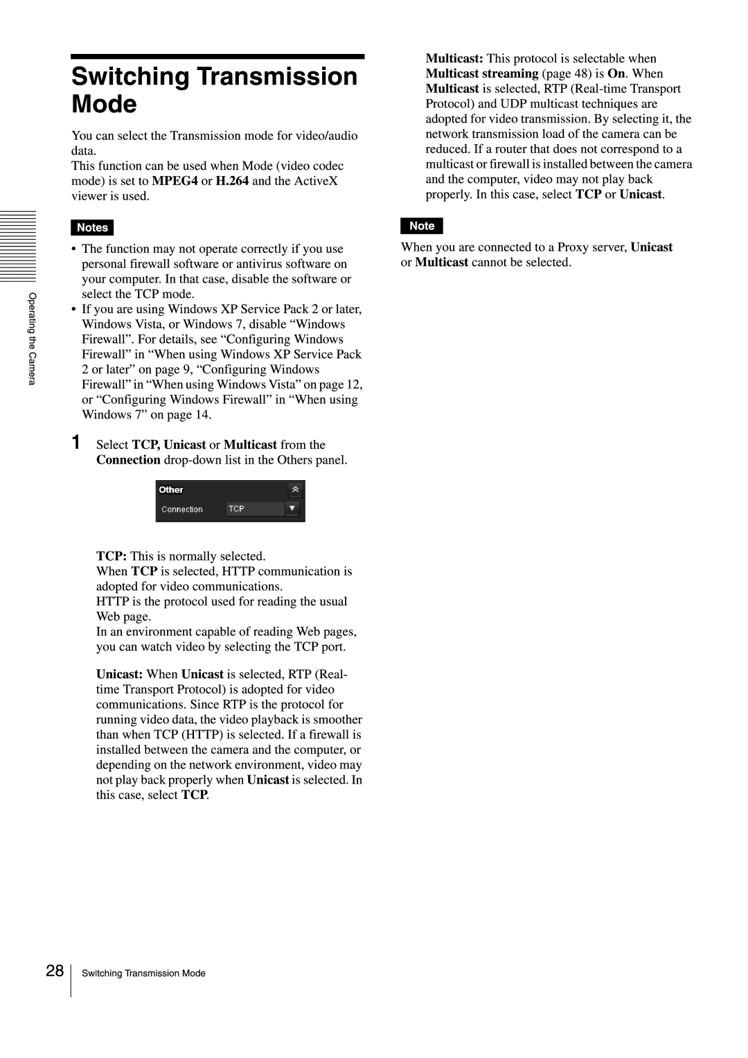 Sony SNCEB520 manual 