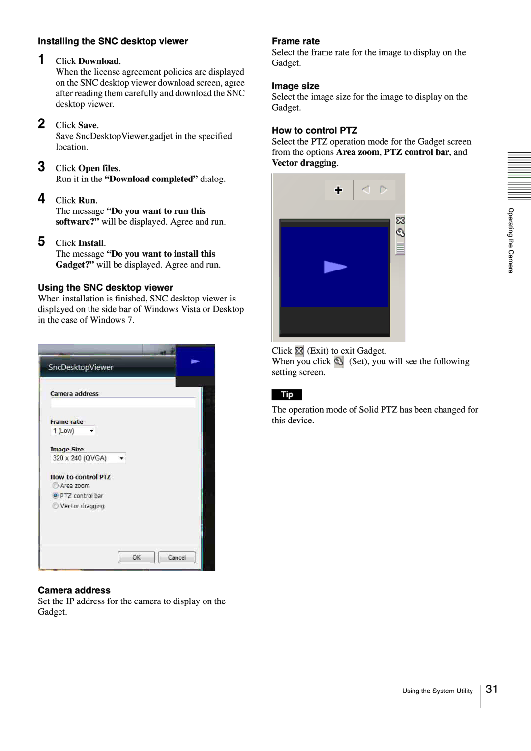 Sony SNCEB520 manual 