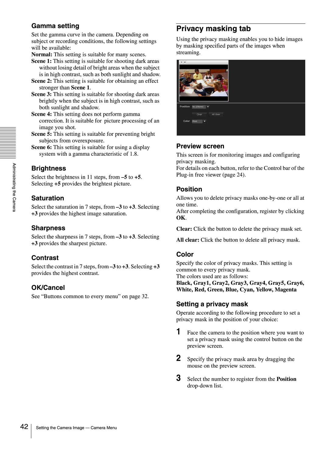 Sony SNCEB520 manual 