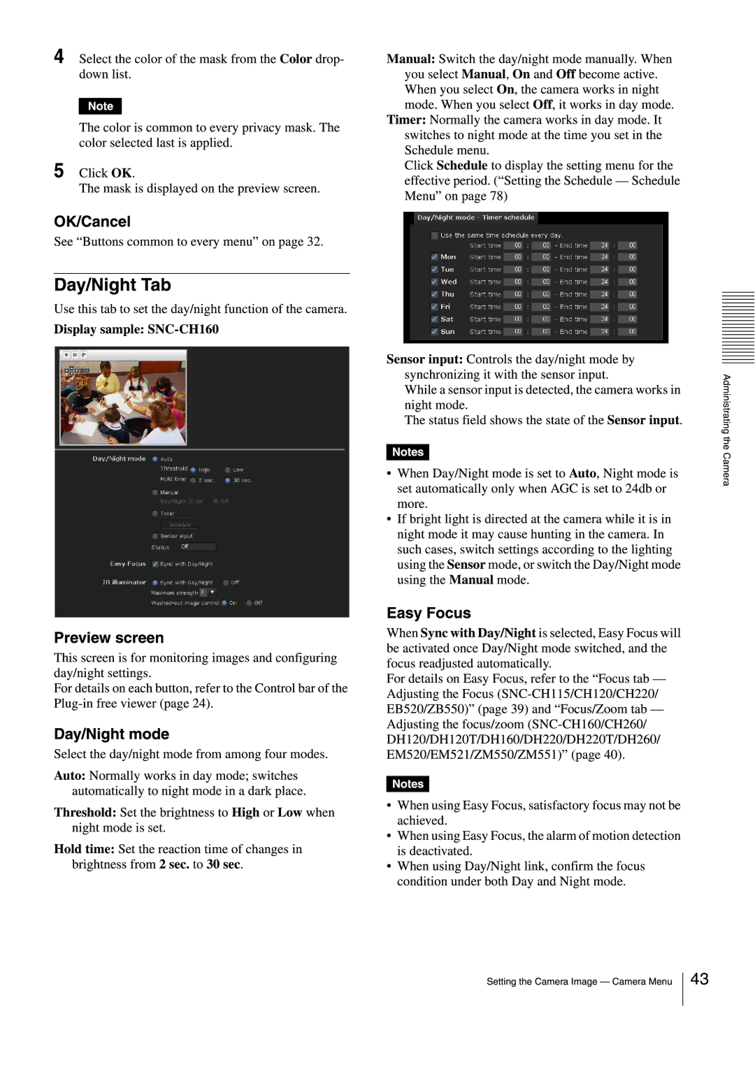 Sony SNCEB520 manual 