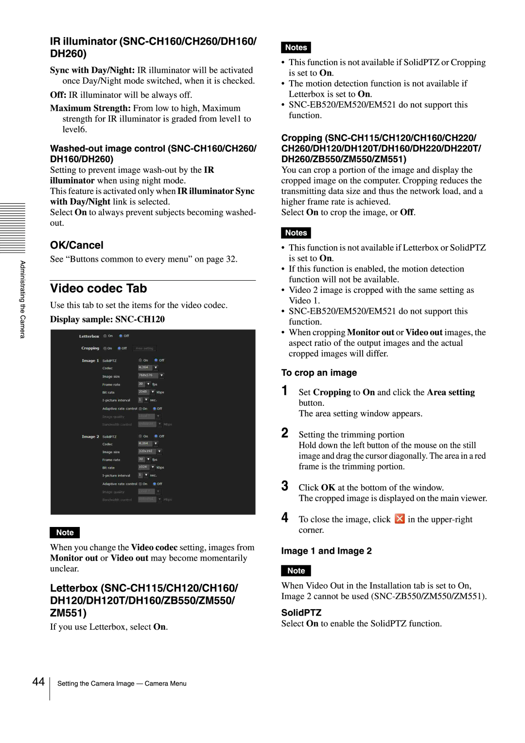 Sony SNCEB520 manual 