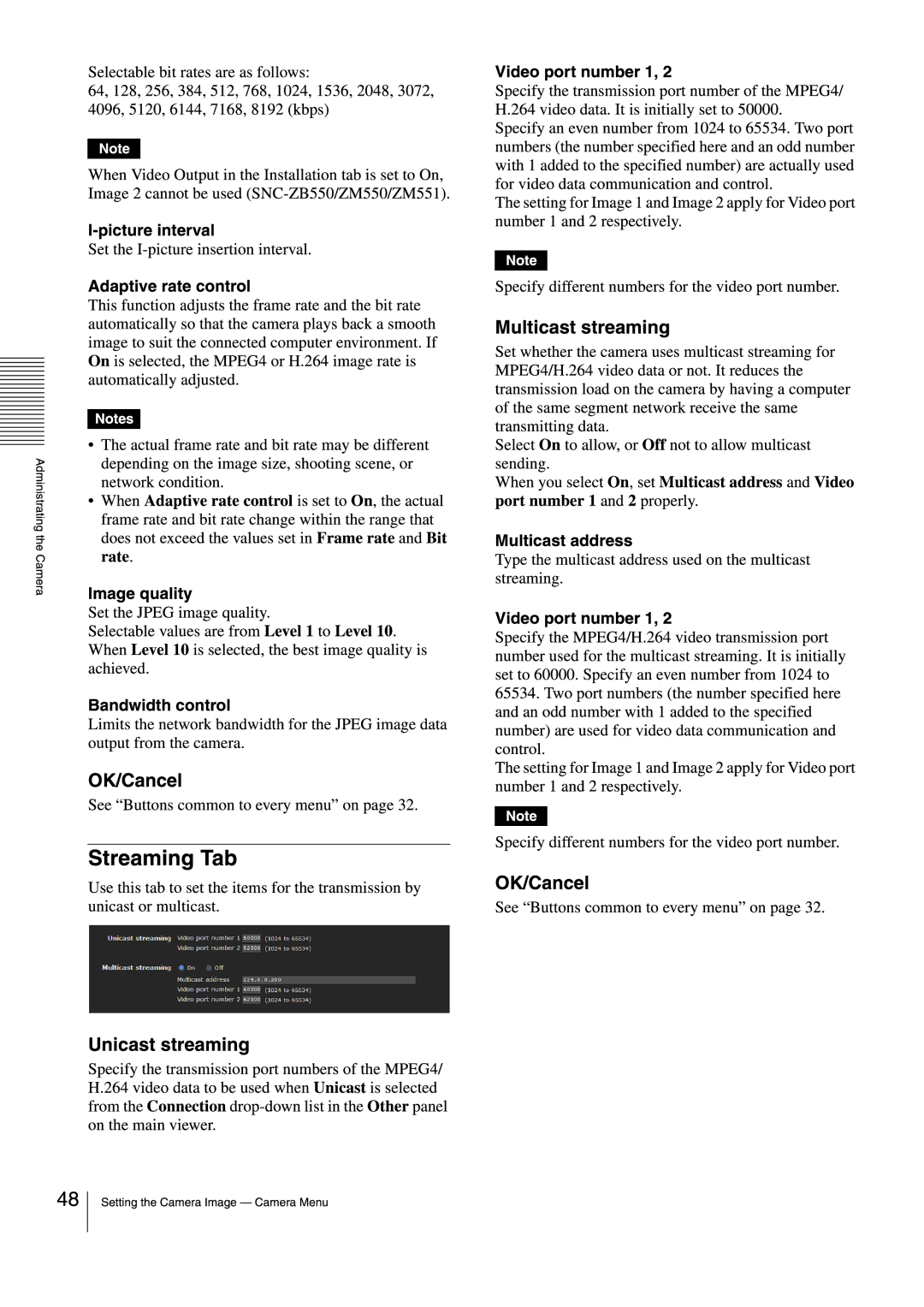 Sony SNCEB520 manual 