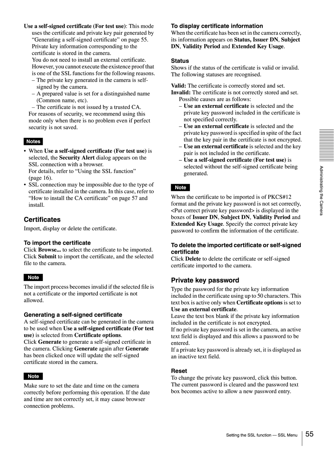 Sony SNCEB520 manual 
