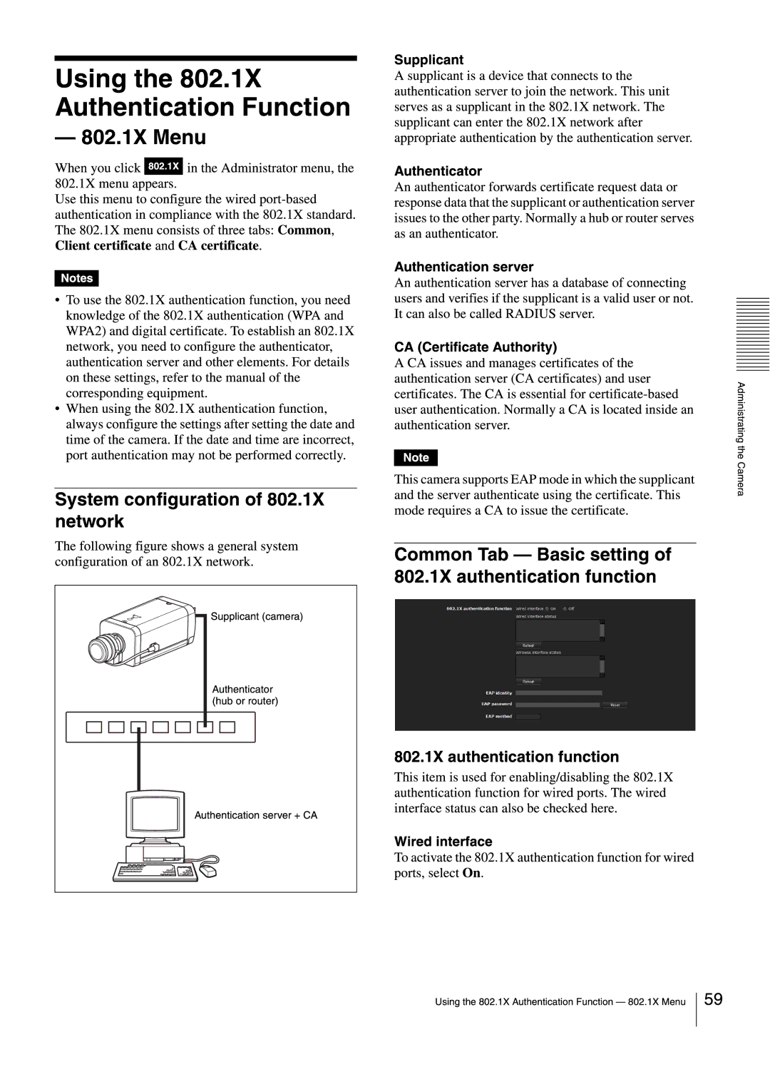 Sony SNCEB520 manual 